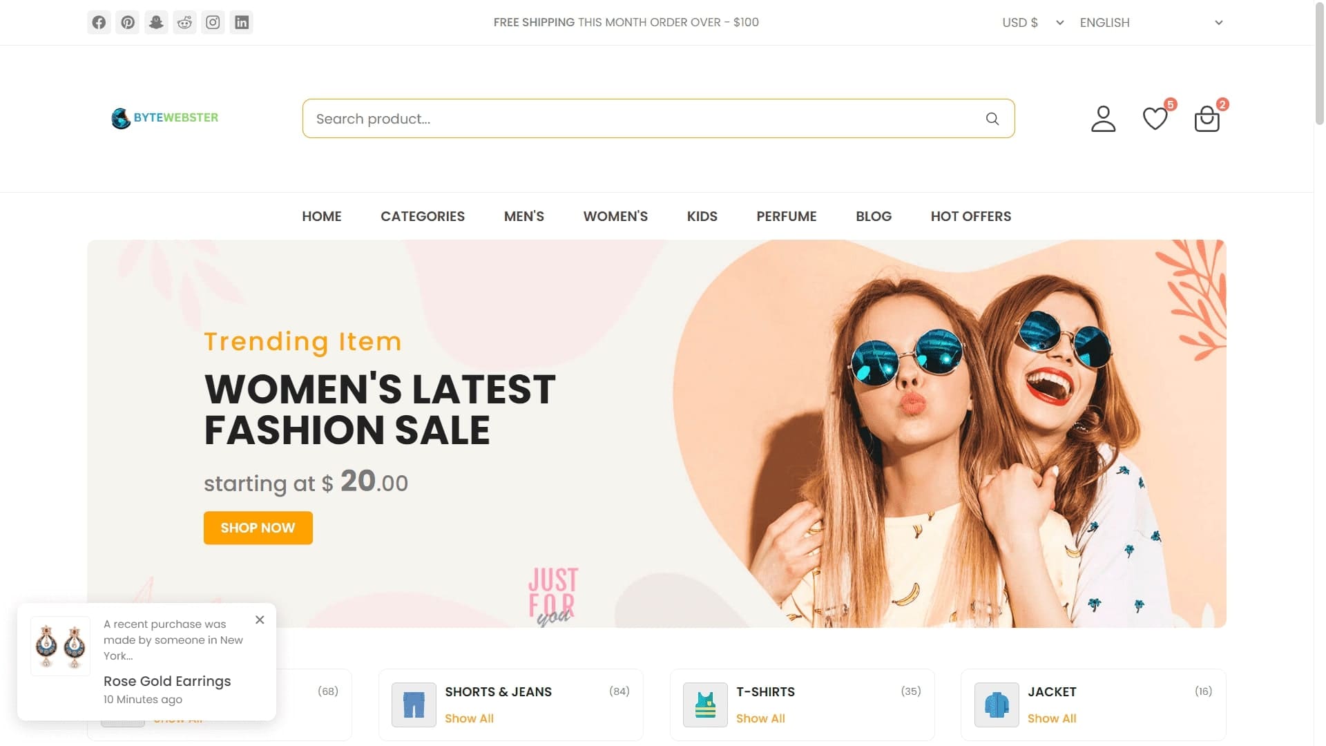 Product Section
